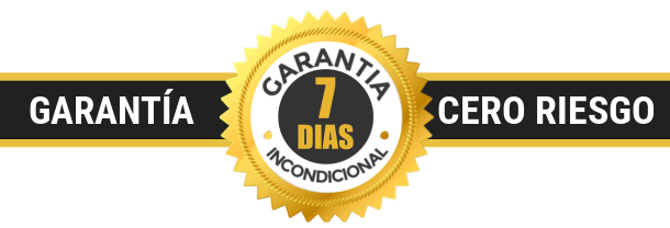 Garantía incondicional de 7 días, cero riesgo